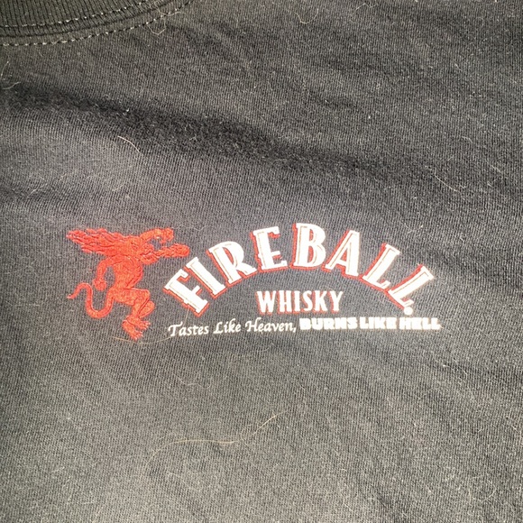 Fireball Whiskey tee shirt - Picture 2 of 5